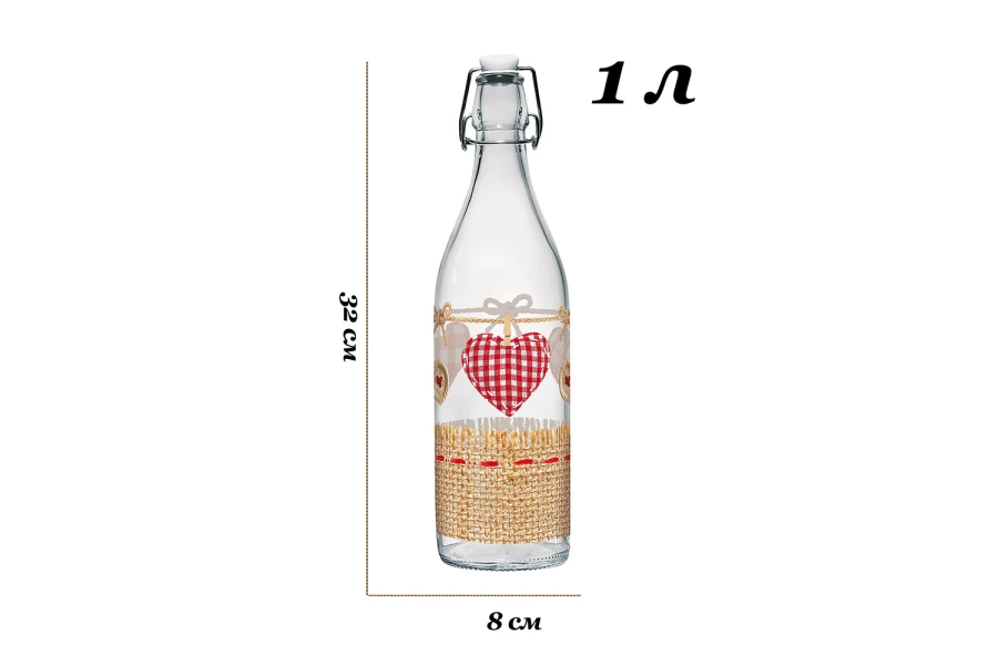 Бутылка с крышкой Валентина (изображение №2)