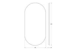 Второе фото. Зеркало настенное с LED-подсветкой EVOFORM Ledshine