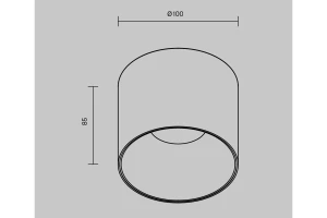 Второе фото. Светильник потолочный LED Ceiling & Wall Alfa