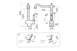 Второе фото. Смеситель OMOIKIRI Kyoto