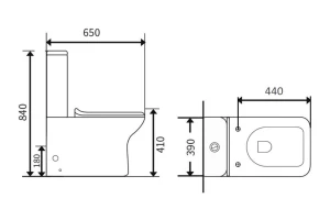 Второе фото. Унитаз-компакт AGGER AT02000