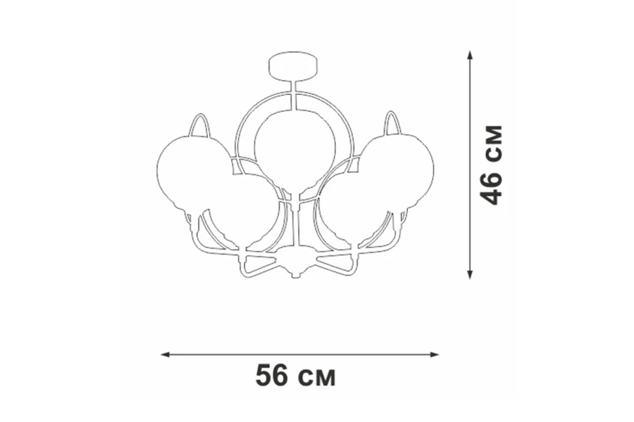Люстра V3964-1/3PL (изображение №5)