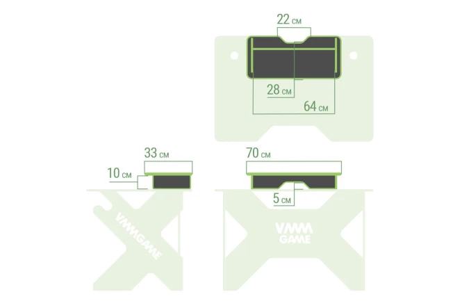 Подставка для монитора и акустической системы VMMGAME Base (изображение №4)