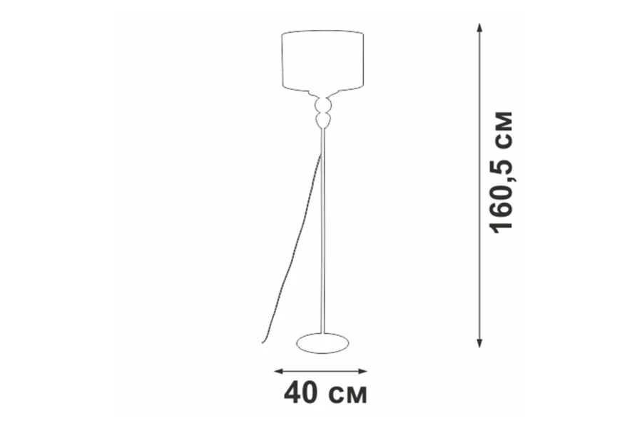 Светильник напольный VITALUCE V2891-1/1P (изображение №5)