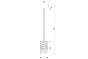 Второе фото. Светильник подвесной Bonaldo