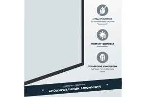 Второе фото. Штора для ванной настенная Ben 403