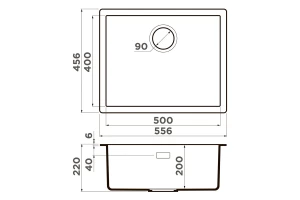 Второе фото. Мойка врезная OMOIKIRI Yamakawa