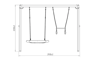 Второе фото. Уличные качели Р911