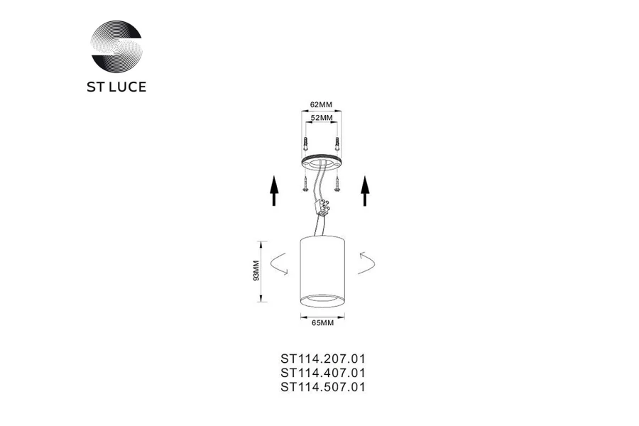 Светильник потолочный ST114 (изображение №3)
