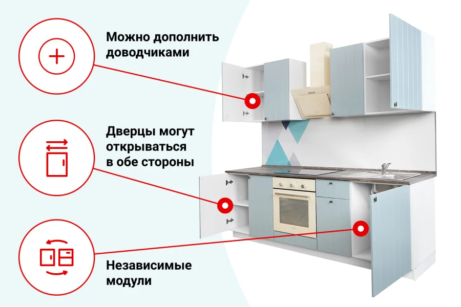 Кухонный гарнитур Мишель (изображение №3)