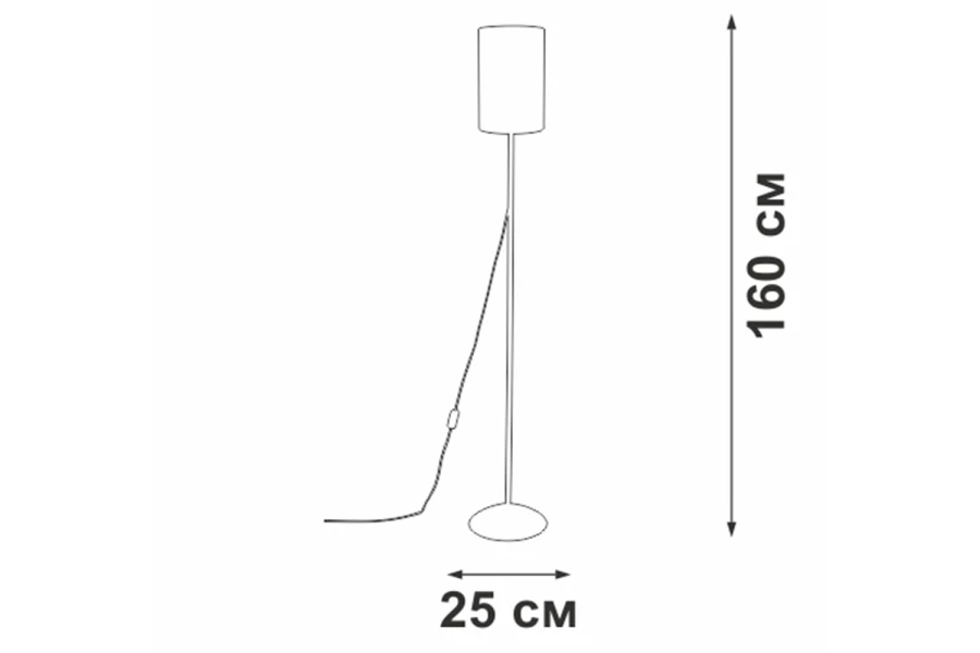 Светильник напольный V2840-0/1P (изображение №5)