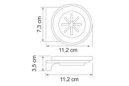 Мыльница WasserKRAFT Kammel white