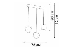 Второе фото. Светильник подвесной V3048-0/3S