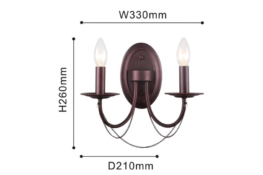 Светильник настенный Plini 2590-2W 4 кв.м (изображение №7)