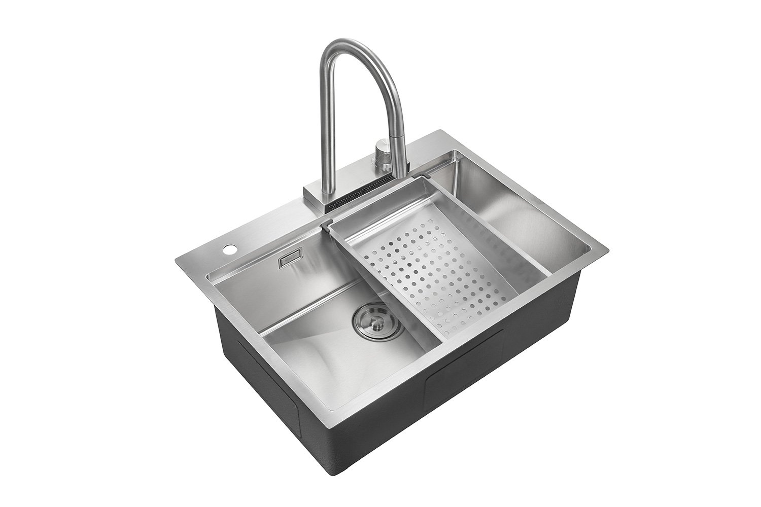 Мойка врезная со смесителем MILACIO Steel Denia