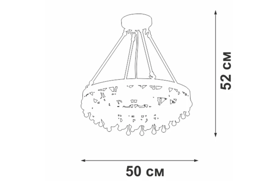 Люстра VITALUCE V5352-8/4S (изображение №5)