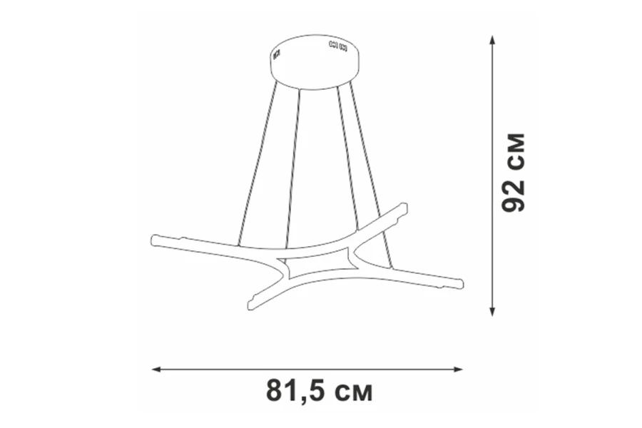 Светильник подвесной LED VITALUCE V4669-0/4S (изображение №5)