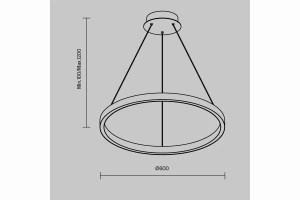 Второе фото. Светильник подвесной MAYTONI Modern Rim