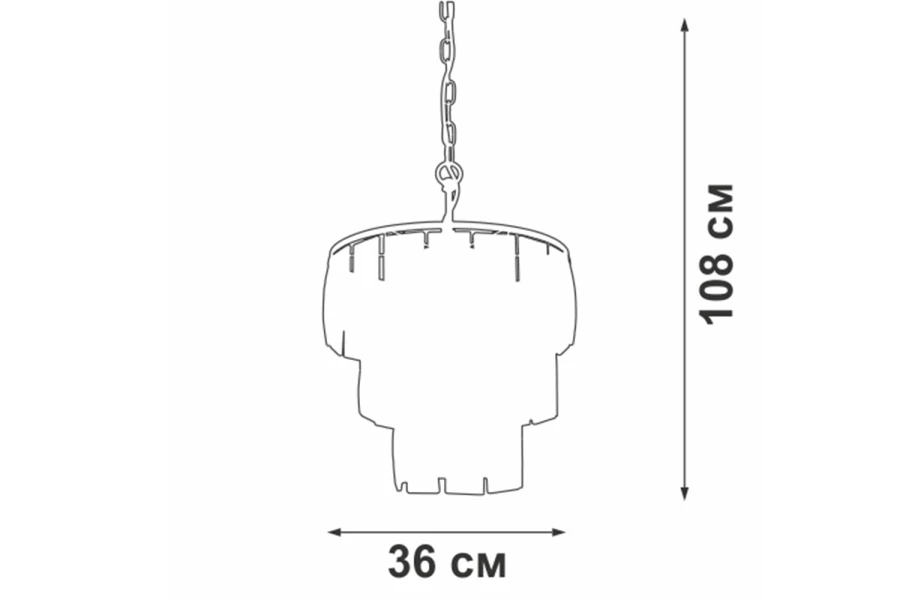 Люстра VITALUCE V5276-0/6+1 (изображение №3)