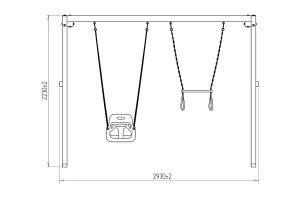 Второе фото. Уличные качели Р911
