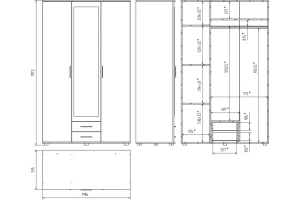 Второе фото. Шкаф для одежды Идрис