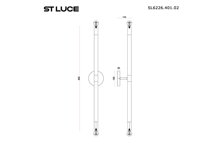 Светильник настенный ST LUCE Cork (изображение №6)
