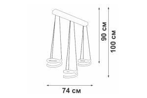 Второе фото. Светильник подвесной V3047-0/3S