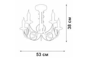 Второе фото. Люстра VITALUCE V3035
