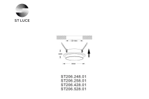 Второе фото. Светильник встраиваемый ST206