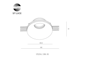 Второе фото. Светильник встраиваемый ST254