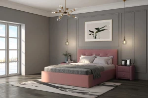 Второе фото. Кровать с подъёмным механизмом Женева