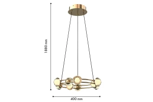 Второе фото. Люстра подвесная FAVOURITE Rondell