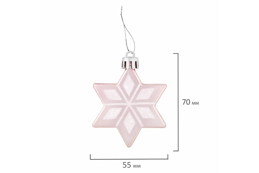 Набор ёлочных шаров Elegant Pink (изображение №23)