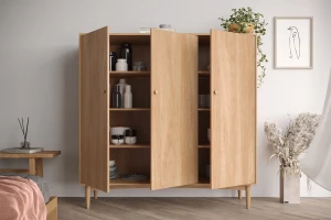 Второе фото. Шкаф 3-створчатый Bubble Solid