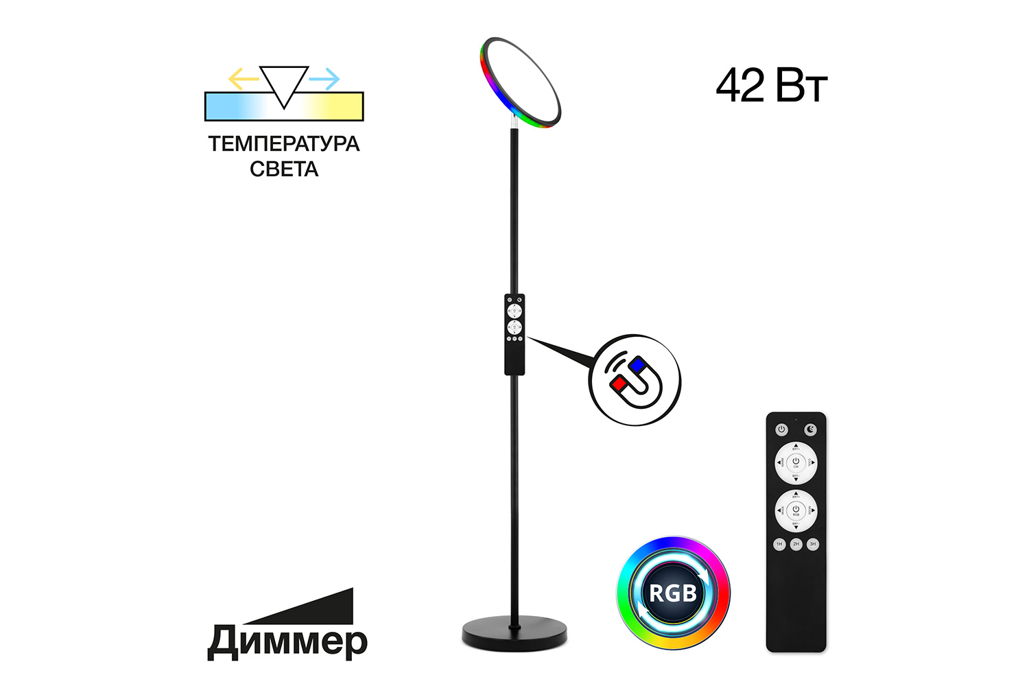 Торшер LED Twin