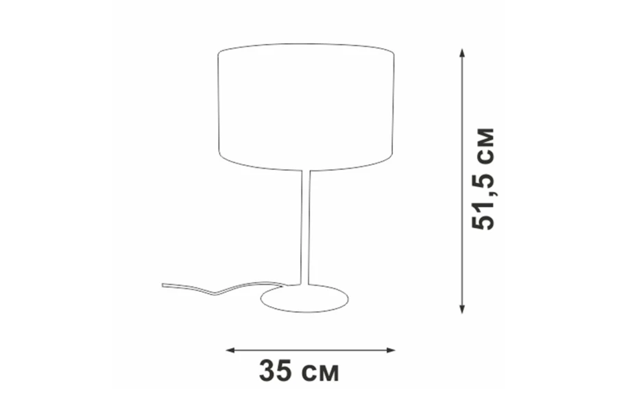 Светильник настольный V2884-8/1L (изображение №5)