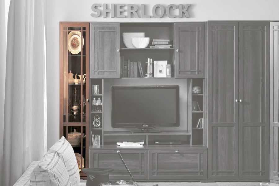 Шкаф для посуды sherlock