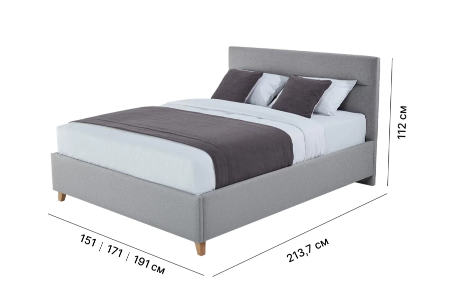 Кровать с подъёмным механизмом SCANDICA Лагуна (изображение №18)