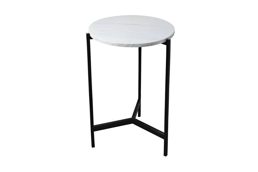 Кофейный стол Odri мрамор Леванто/чёрный (изображение №1)
