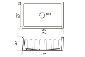 Второе фото. Мойка врезная OMOIKIRI Mikura