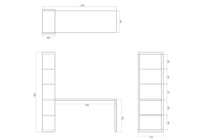 Письменный стол Tesla