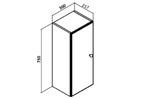 Второе фото. Шкаф навесной RUNO Кредо