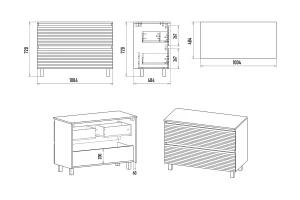 Второе фото. Тумба напольная Dakota
