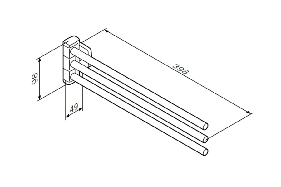 Вешалка для полотенец AM.PM Gem (изображение №7)
