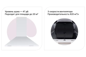 Вытяжка MAUNFELD Cork 50 White