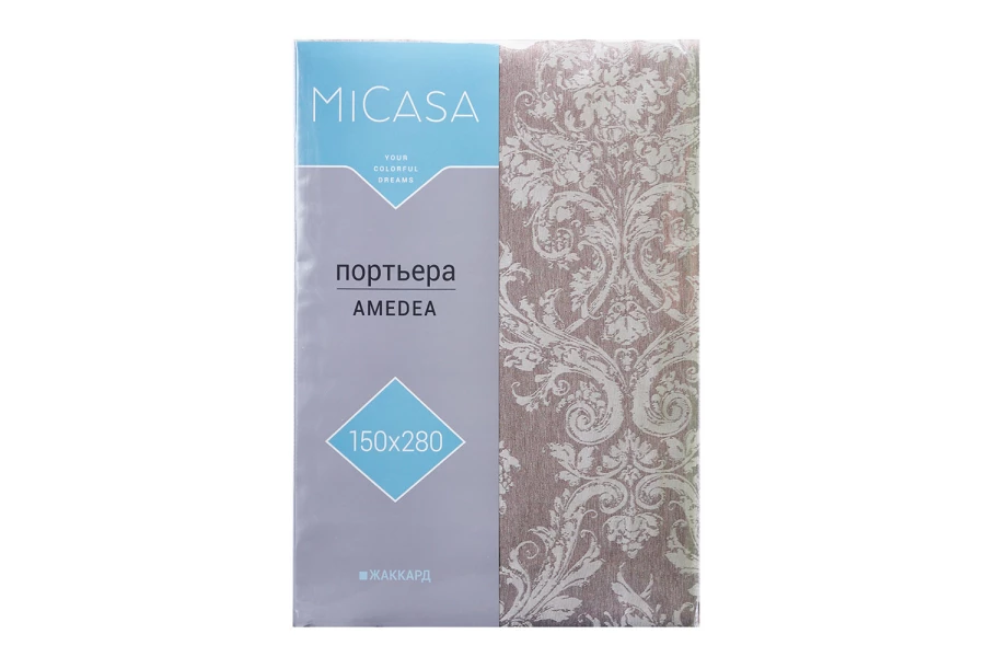 Штора на ленте MICASA Amedea 150х280 см (изображение №7)