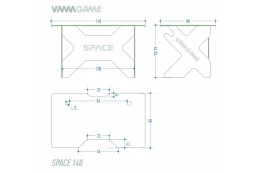 Игровой компьютерный стол VMMGAME Space 140
