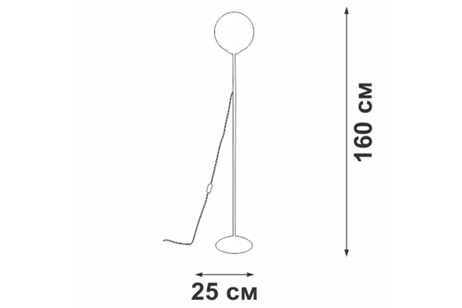 Светильник напольный V2842-0/1P (изображение №4)
