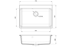 Второе фото. Мойка врезная Axel
