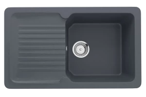 Мойка с крылом ULGRAN U-506 антрацит